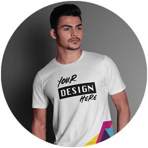Men's custom printed apparel